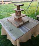 Dessert, Rustic Wood Cupcake Display