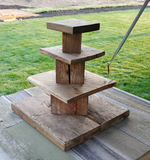 Dessert, Rustic Wood Cupcake Display