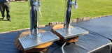 Bar, Independent 2 Taps System with Trough