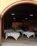 Linen Rustic Tan Square 85"