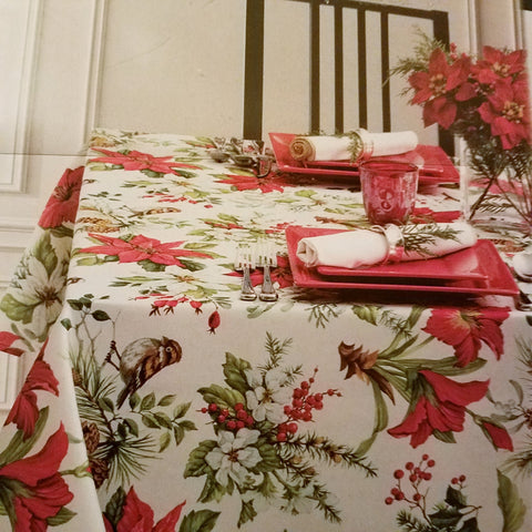 Linen Winter Garden Rectangle 60" x 104"