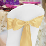Linen Satin Chair Sash