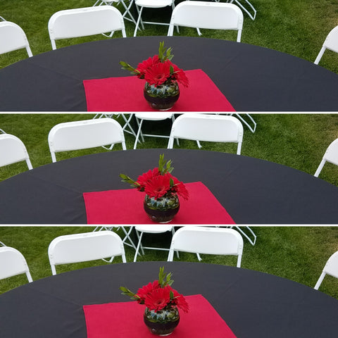 Linen Red Elegance Overlay