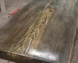 Bar, Estate Barrels Spanish Oak with Live Edge Slab