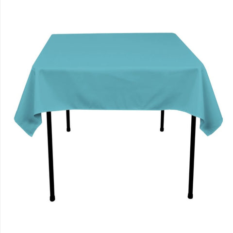 Linen Turquoise Square 54"